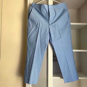 New Zara women’s casual or dressy straight leg pants,trousers color baby blue